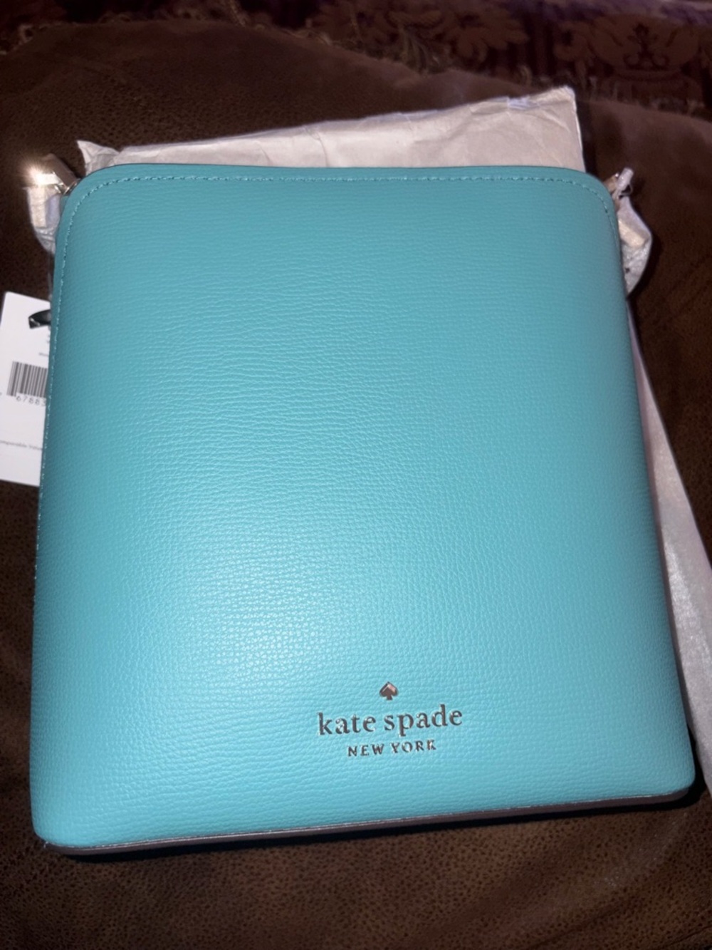 kate spade aqua leather crossbody